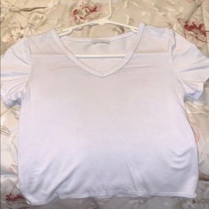 Olivia Rae White V-Neck